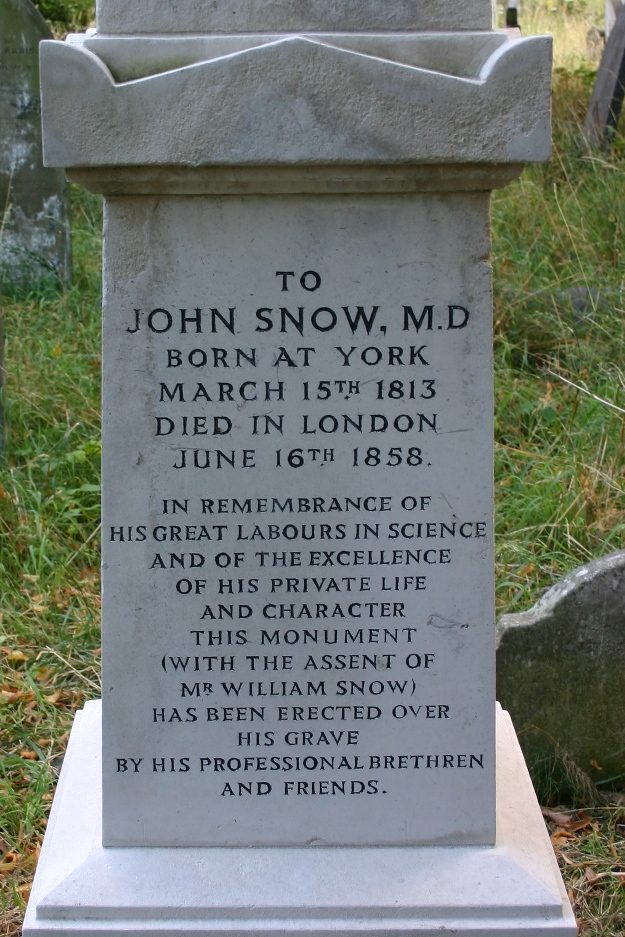 John Snow's tomb, Brompton Cemetery, London - 04.JPG